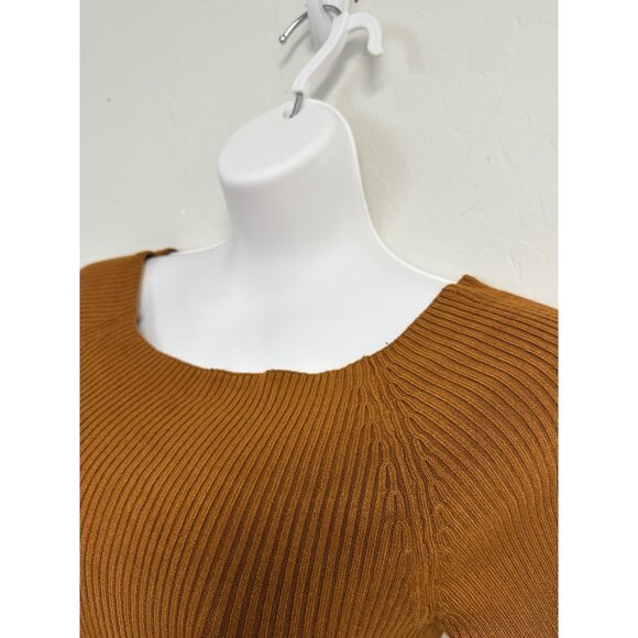 EUC Ett:Twa By Anthropologie L'Opera Off Shoulder Elbow Sleeve Sweater Size S - Picture 4 of 11